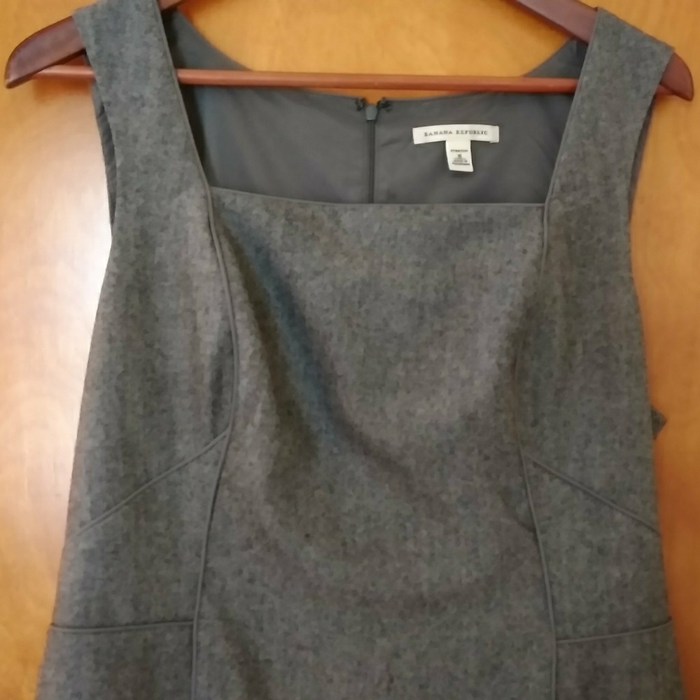 Banana Republic Gray Tweed dress